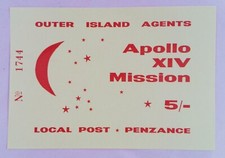 Space LOCAL POST PENZANCE   Apollo 14  1971   Neuf **  MNH CH674