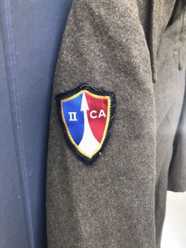 Vintage FRENCH 2nd ARMY CORPS II CA GREAT COAT SMALL/MEDIUM - Picture 5 of 14