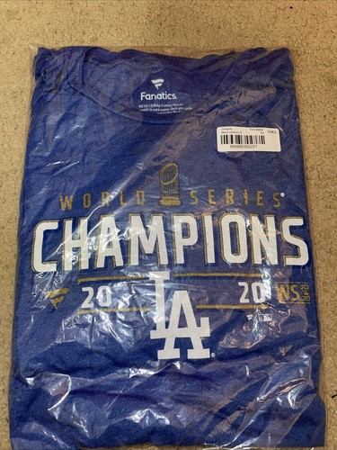 2020 Los Angeles Dodgers World Series Champ T-Shirt Locker Room Long Sleeve 3XL - 第 3/5 張圖片