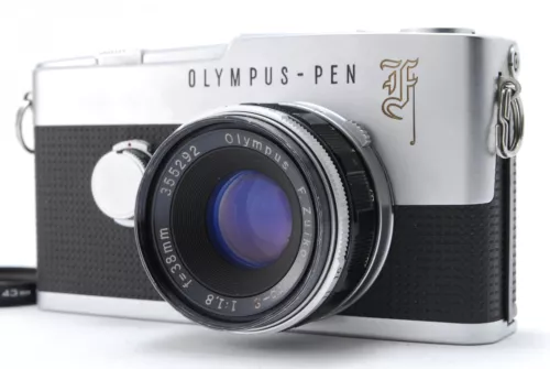 【N MINT-】Olympus Pen F 35mm SLR Film Camera 38mm f/1.8 Lens From JAPAN