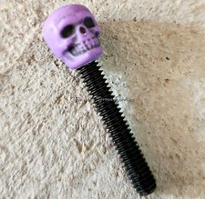 1 Purple Skull Tattoo Machine 8-32 American Contact Screw Blackened Forward USA