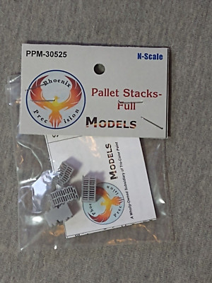 Phoenix Precision Models N Scale Pallet Stacks - Full PPM-30525 ~ TS