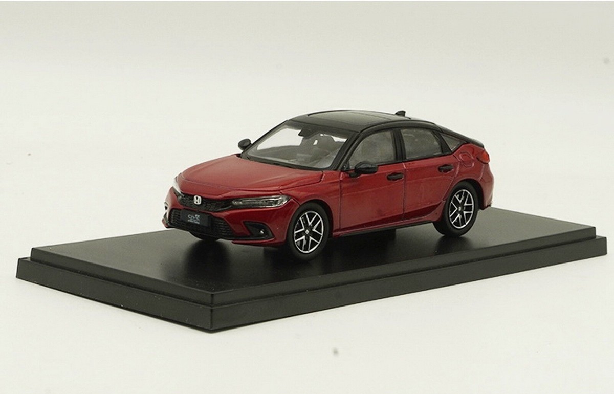 1/43 Scale Honda CIVIC Hatchback 2023 Red Diecast Car Model Toy