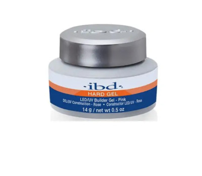 IBD Hard Gel LED/UV Builder Gel Pink 0.5 Oz  ( 2 pack )