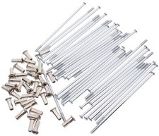 Speichensatz 36 St 121 mm + Nippel Verchromt f&uuml;r MZ ETZ 125 150 251 ES TS 16"