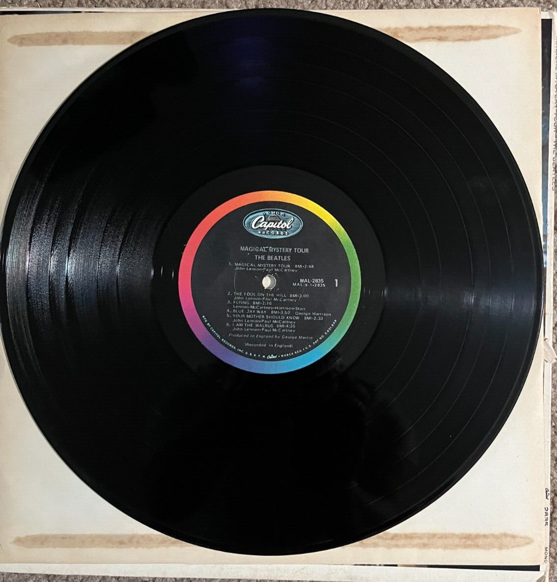 Beatles Magical Mystery Tour ORIGINAL 1st ISSUE MONO vinyl LP MAL
