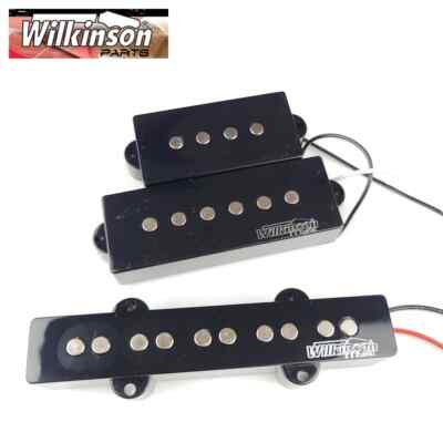 Wilkinson WOPB5+WOJB5 5 Strings PB Electric Bass Guitar Pickup Set Bass Parts