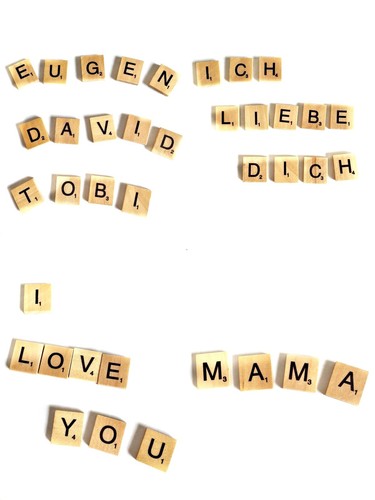 „Ich Liebe Dich Immer“ Scrabble-Liebeskarte – Personalisierbare Grußkarte Für Valentinstag & Jahrestag