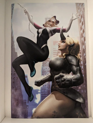SPIDER-GWEN: SHADOW CLONES #4 NM+ KENDRICK "KUNKKA" LIM EXCLUSIVE VIRGIN VARIANT