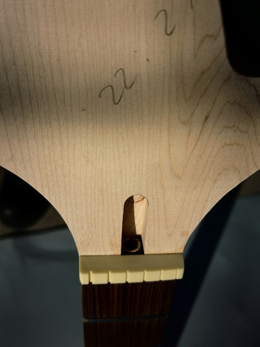 Paddle Head Guitar neck 22 Fret 27inch Maple Rosewood Fretboard Baritone Neck - Picture 17 of 18