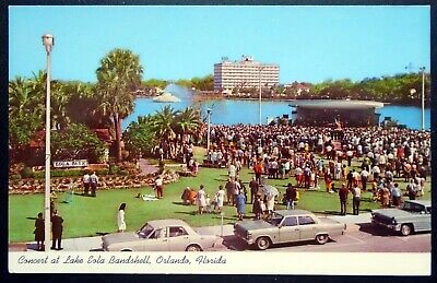 BEAUTIFUL ORLANDO FL FROM LAKE EOLA POSTCARD- 1947