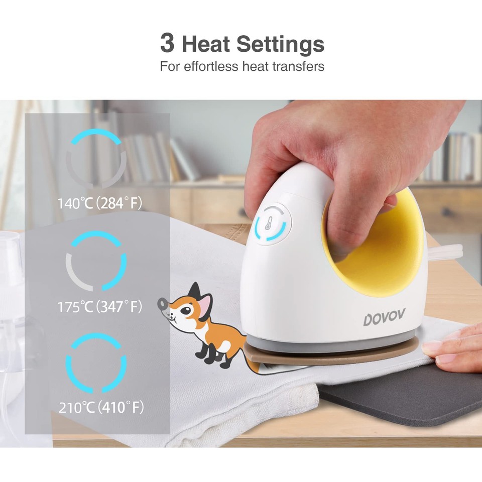 Mini Heat Press, Small Heat Press Machine for T Shirt, Shoes, Hats