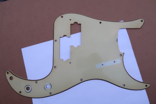 1960's Celluloid Fender Precision pickguard Mint green USA vintage 62 71 AVRI - Picture 11 of 15