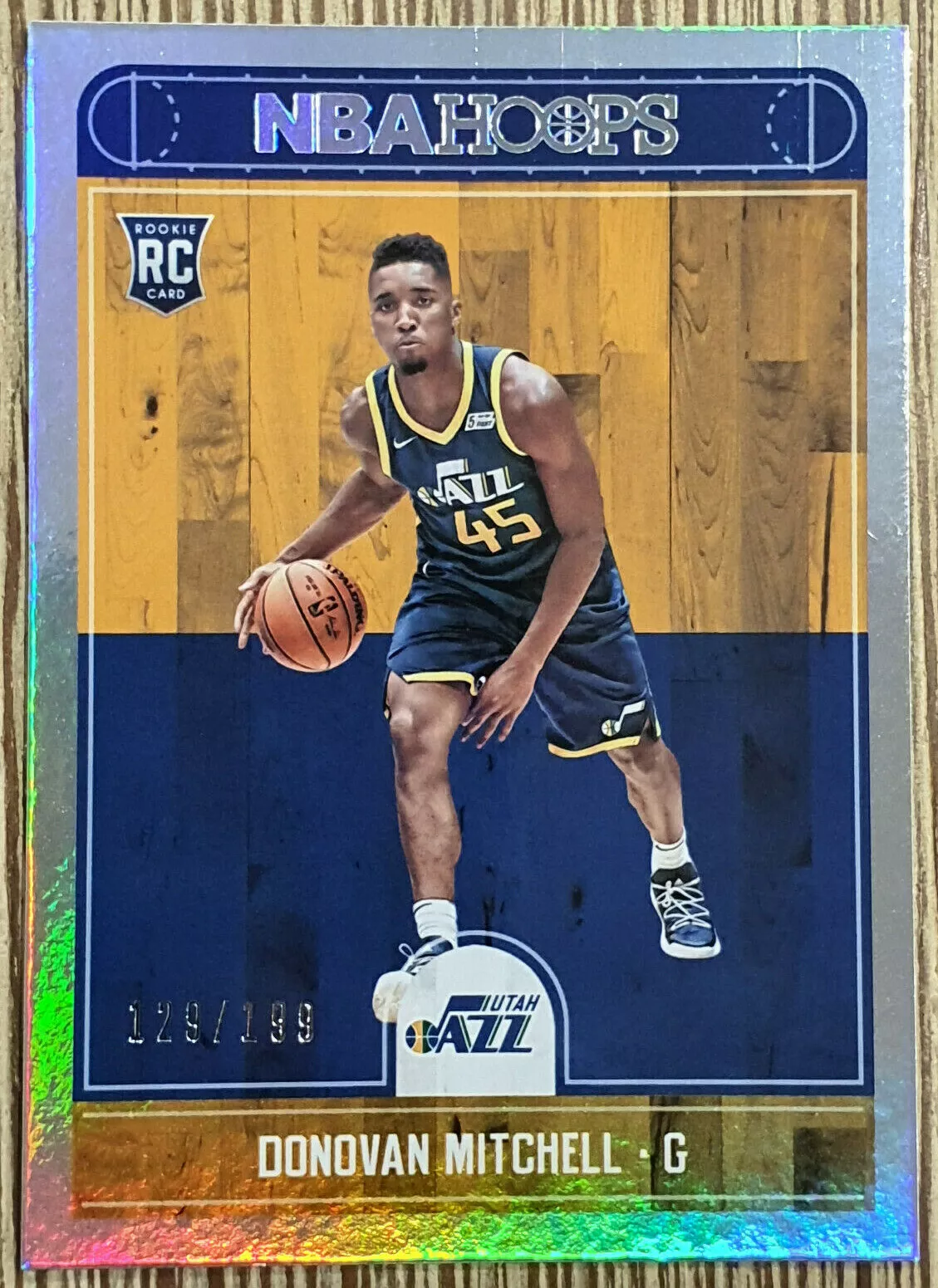 2017-18 Panini NBA Hoops Donovan Mitchell Rookie /199 Holo Silver 🔥 #263 Jazz