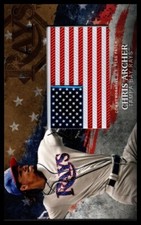 2018 Topps #IDML-CAR Chris Archer U.S. Flag Manufactured Patch Relics #16/99