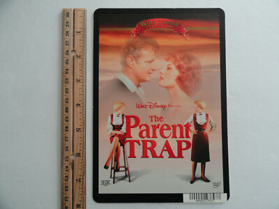 DISNEY'S THE PARENT TRAP - BLOCKBUSTER VIDEO BACKER CARD 5''X8'' NO MOVIE