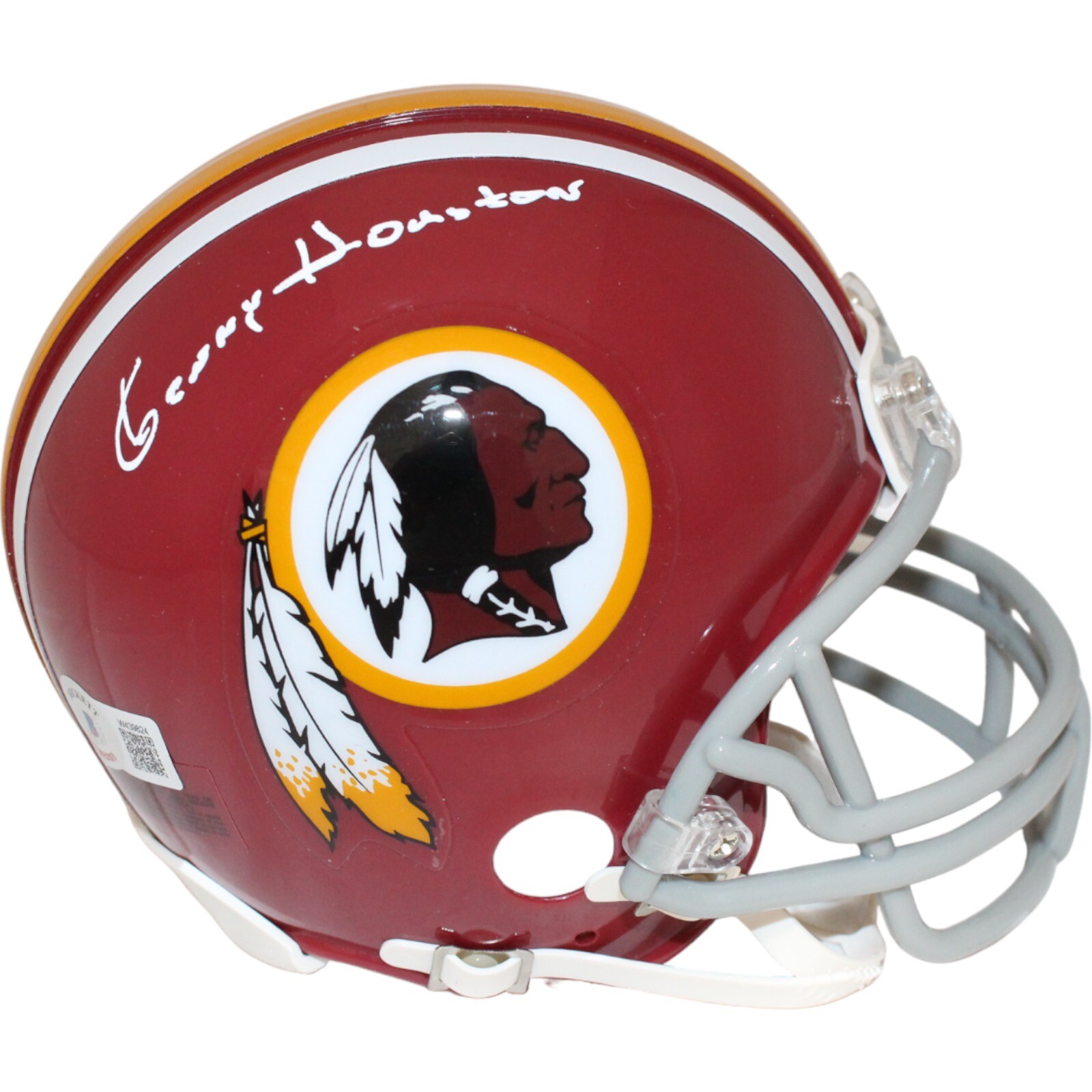 Kenny Houston Autographed Signed Washington Redskins Tb Mini Helmet Beckett 
