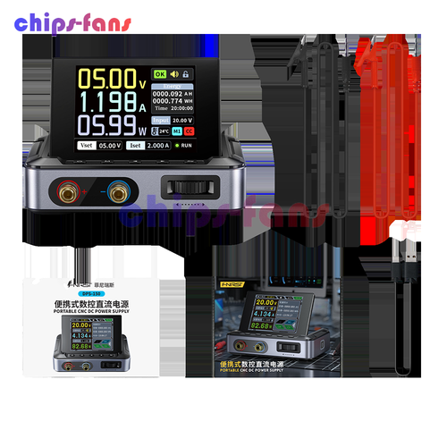 FNIRSI DPS-150 Portable DC Power Supply CNC Adjustable 30V Digital Power Supply - Picture 18 of 20