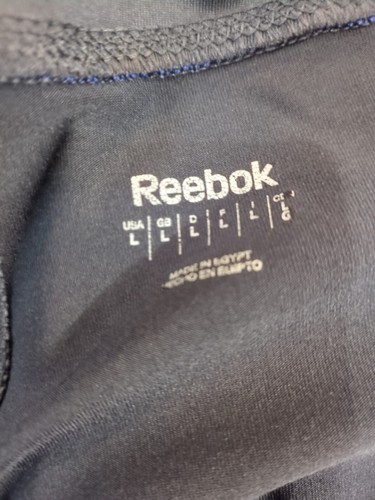 Reebok Women's Solid Purple Waistband Athletic Yoga Pants Size Large - Picture 5 of 5