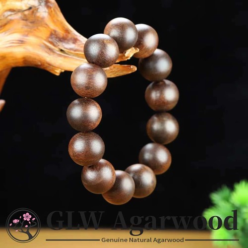 Vietnam Purple Chess Agilawood Bracelet Mala Meditation Agarwood Prayer Bead - Picture 2 of 12