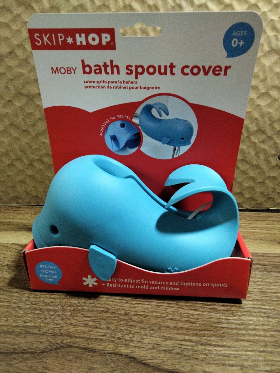 Skip Hop Moby Bath Tub Spout Cover Blue Whale Baby