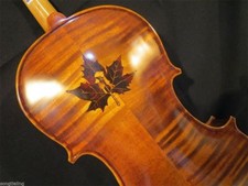 Guarneri Style SONG Brand Inlay Maple Leaf Master 15 1/2" Viola, guter Klang #9610