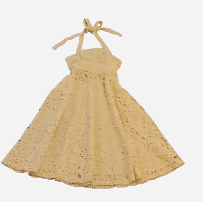 white christmas dresses CRUSH BIAS HALTER DRESS | CREAM — THIRD FORM main image 1
