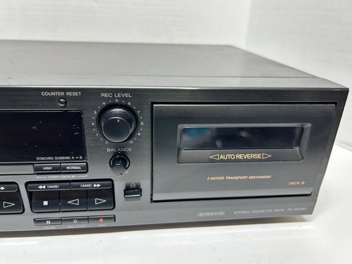 Sony TC-WR741 Double Dual Stereo Cassette Deck (needs belts replaced) Rare Model - Imagen 3 de 7