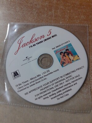 CD Jackson 5 I'll Be There (Minus Mix) Single Promo Universal 