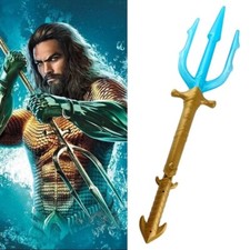 2020 Movie Superhero Aquaman Trident Toy Sword Weapon With LED Flashing Sounds