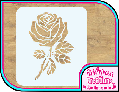 Blumenmuster Pflanze Rose AA Mylar 190 Schablone Airbrush Farbe Wandbild Möbel