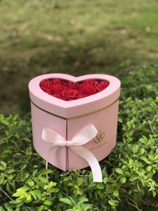 Premium Quality Heart Shape Flower Box, Floral Gift Box, 2 ...