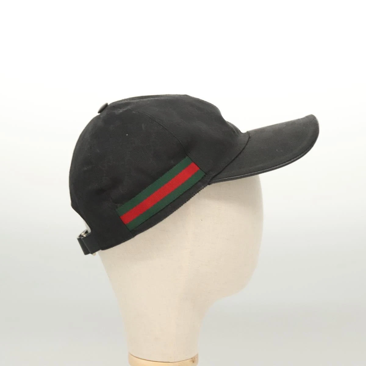 Cappellino Gucci GG Canvas Web Sherry Line L Nero Rosso Verde 200035 Autentico am8293