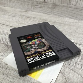 Wheel of Fortune (Nintendo NES 1985) Authentic Cartridge & Manual Tested Working