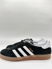 Adidas Men's Gazelle Indoor Originals Sizes 10.5-13 Black White Gum H06259 
