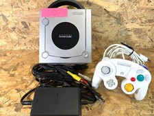 Nintendo GameCube Console Silver White controller AC adaptor Late type 1