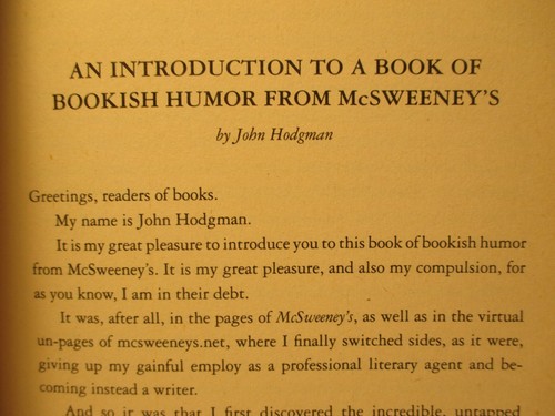 humor book McSWEENEY'S JOKE BOOK OF BOOK JOKES 2008 Vintage pb 1st ed - Imagen 3 de 7