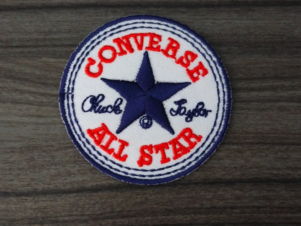 3 pcs Size 2.4 Inch Logo CONVERSE ALL STAR  Embroidered  Iron or Sew on Patch - Image 4 of 4