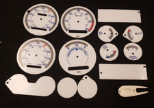 Apc White Face Gauges 86-88 Chevy S-10blazer Wout Tach.