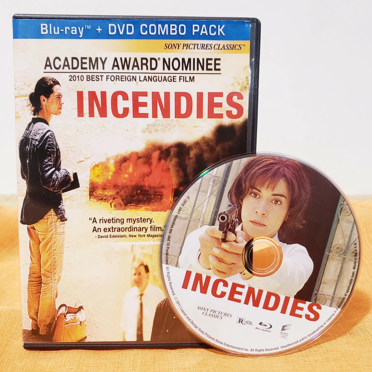 Incendies (Blu-Ray ONLY No DVD 2010) Ex Library French W/English.