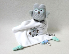Tiamo Eule mit Stickerei Kuscheltuch Schmusetuch (T205)