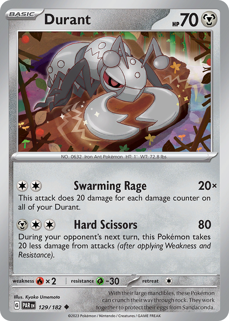 Durant 129/182 Uncommon | Paradox Rift | Pokemon Card | eBay