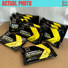 KS Originial - Shoe Wipes Mini - 8 mini wipes Travel Size Cleaner 