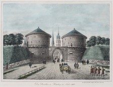 P. SUHR (1788-1857), Steinthor in Hamburg im Jahre 1600, um 1830, Lith.