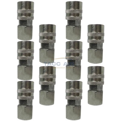 10 Pack Industrial M style Air Compressor Quick Connect Coupler 3/8'' NPT Female