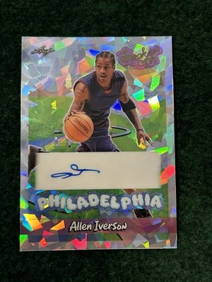 2026 Leaf - Allen Iverson On Card Auto Sneaker Con /75 TALKIN BOUT PRACTICE?! 🔥