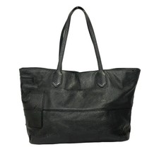 TORY BURCH Black Leather Tote Bag