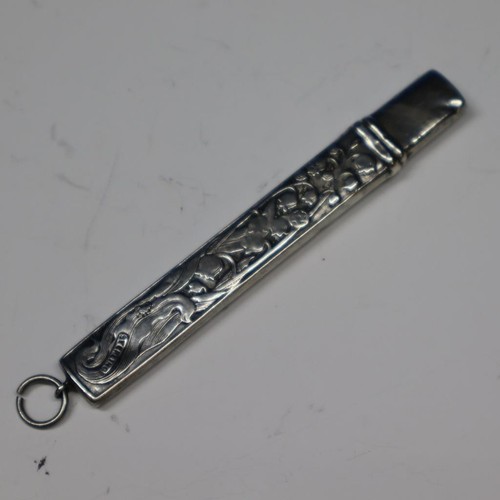 Sterling Silber - Maiglöckchen 31/4" Stiftehalter mit Schlaufe für Chatelaine - Bild 3 von 4