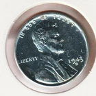 1943 WWII Lincoln Wheat Steel Penny Collectible US Collection Very Good War Coin