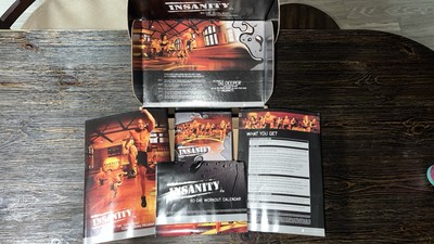 Insanity Total Body Workout Program BeachBody 10 Disc DVD Set Fitness